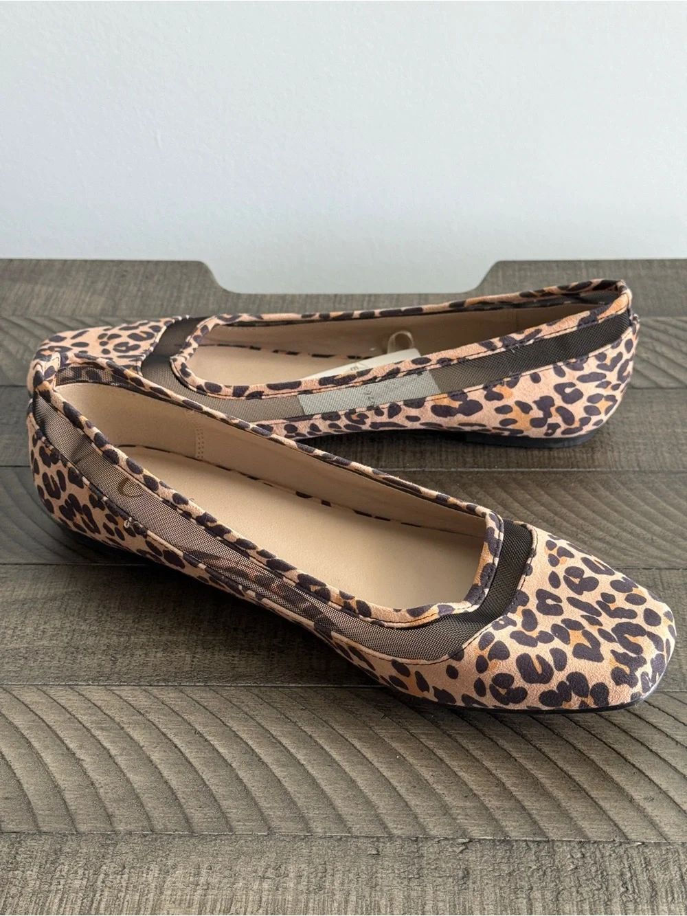 C est. 1946 Cato Leopard Print Flats Sheer Women's Size 9M
